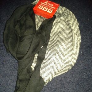 2 pack infinity scarf pack