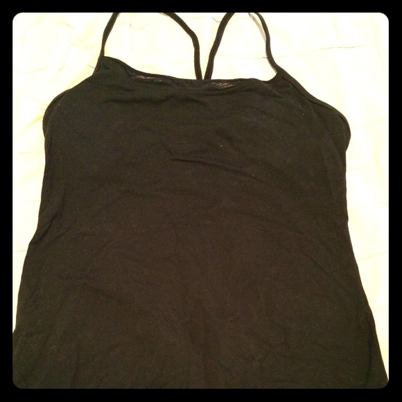 HOLD for bundle Black lululemon y top