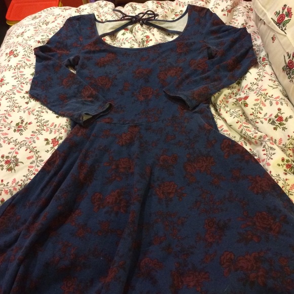 American Eagle Fit and Flare Floral Dress