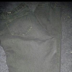 Navy blue skinny jeans