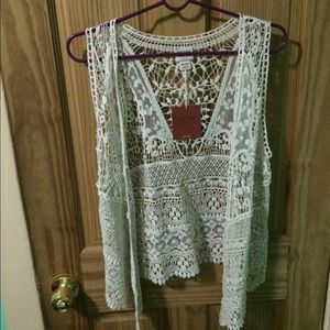 Mossimo Supply Co bohemian shawl vest