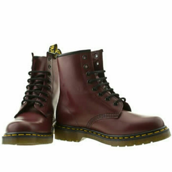 Burgundy Doc Martens