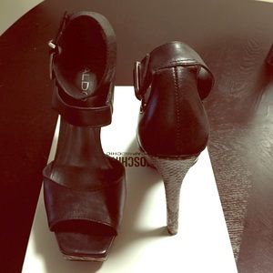 💯✔ALDO👠 Black Python Sexy High Heels