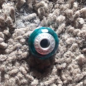 Teal Pandora Charm