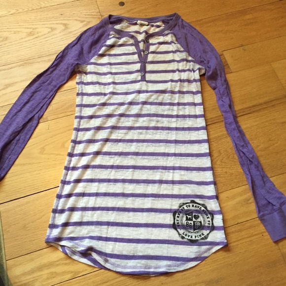 PINK baseball tee