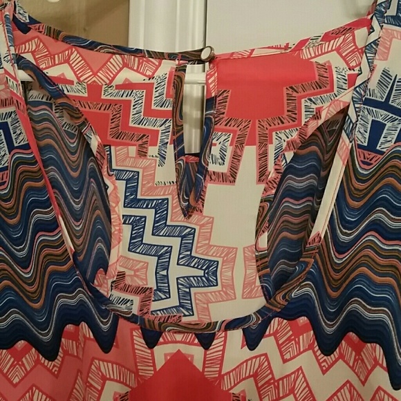 Red, white and blue dress - Picture 2 of 4