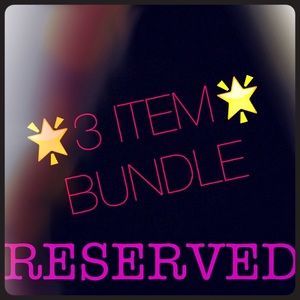 RESERVED 2tops 1 dress