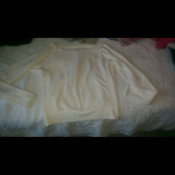 Nike off the shoulder top.