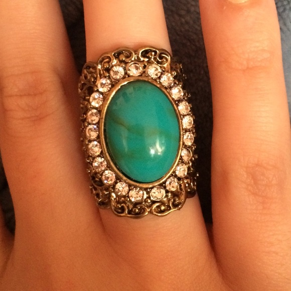 Teal ring - Picture 2 of 3