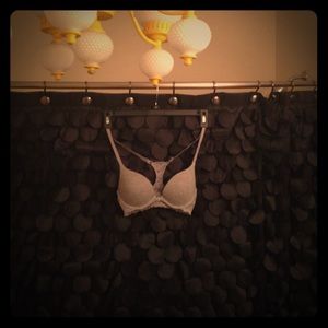 Heather Gray Racerback Push-up Bra