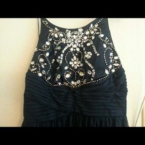 Navy Blue Prom Dress