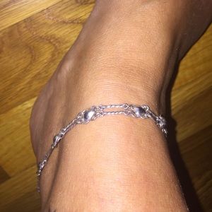 Sterling silver anklet