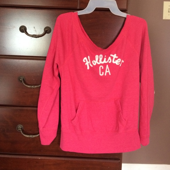 Hollister hoodie pink