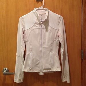 Women's white/beige lululemon Jacket Size 6