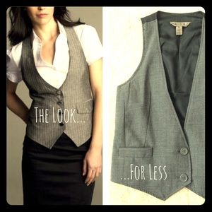 Sarah Jessica Parker Gray Vest