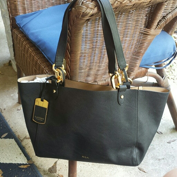 Ralph Lauren black handbag