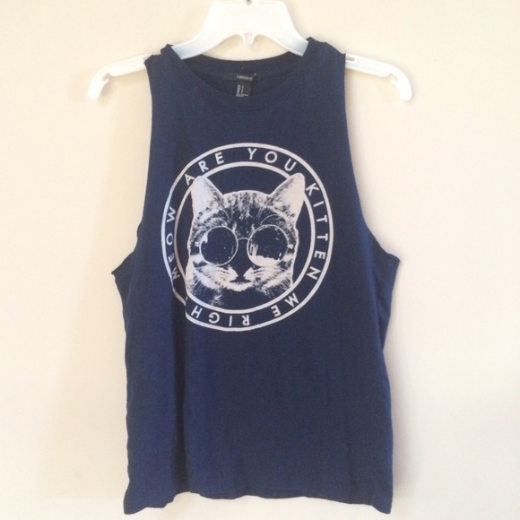 SALE 🎉 FOREVER 21 cat tank top