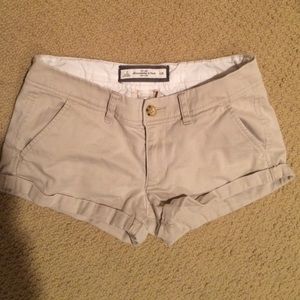 Abercrombie khaki shorts