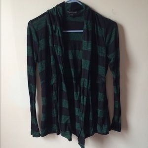 Black and green shirt
