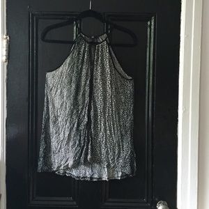 Abstract print tank top