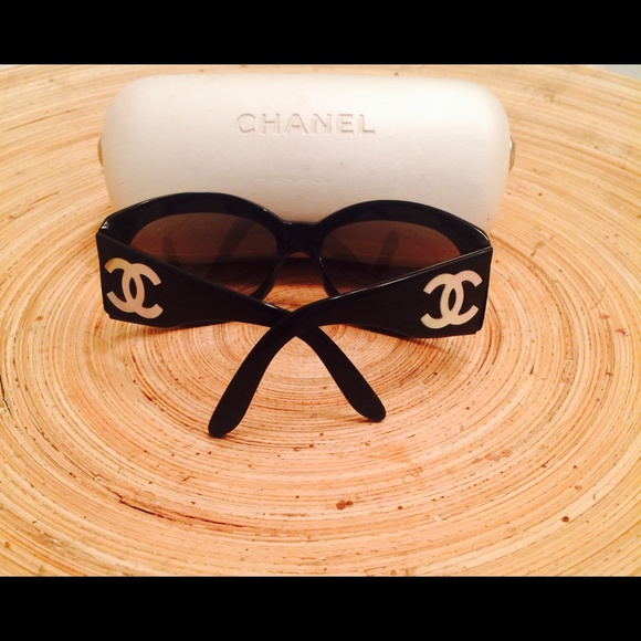 Black Chanel sunglasses