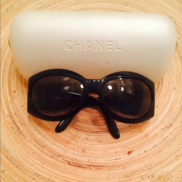 Black Chanel sunglasses