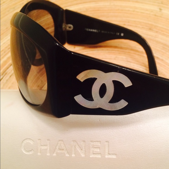 Black Chanel sunglasses