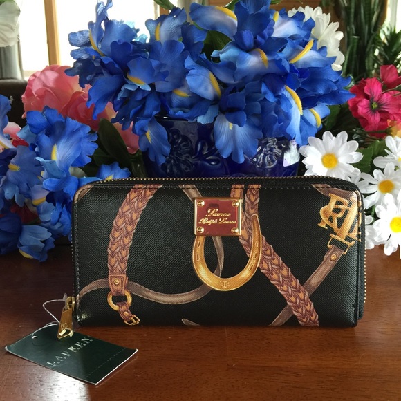 Ralph Lauren Clutches & Wallets - RALPH LAUREN Large LEATHER Wallet. NEW w/Tags