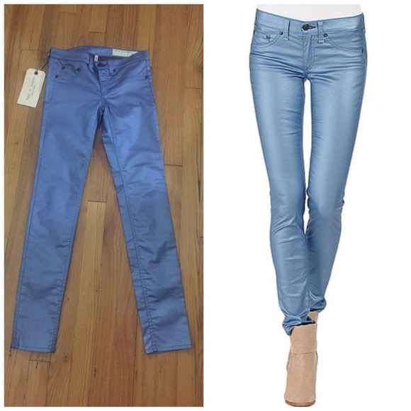 rag and bone coated jeans