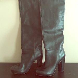Nine West leather balance man made boots