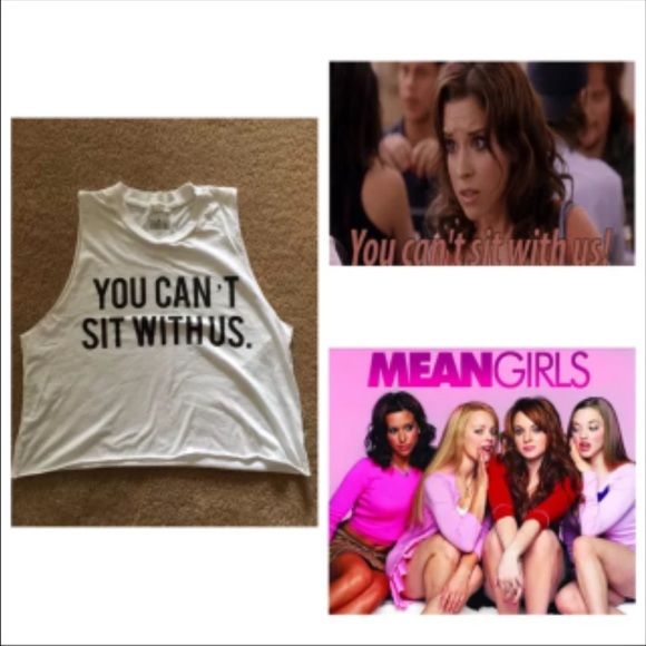Brandy Melville "you can't sit with us" tee NWT S