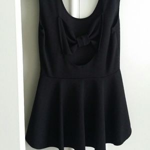 Black top with bow