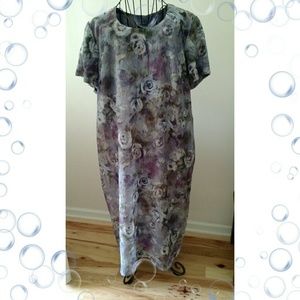 Beautiful Purple Floral Dress