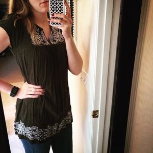 GORGEOUS Olive Green Tunic