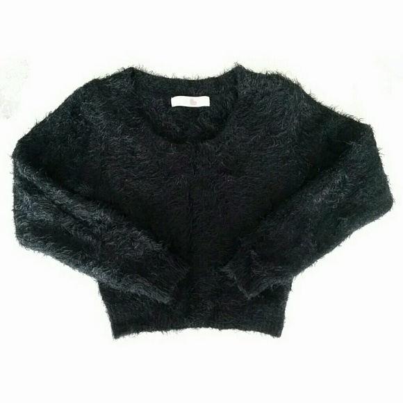 American Apparel Cropped Fuzzy Sweater