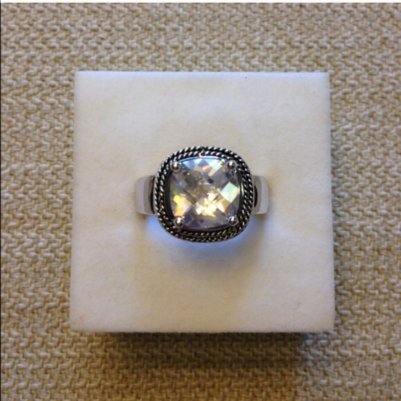 π 3.7ct Vintage Princess Engagement - Picture 2 of 4