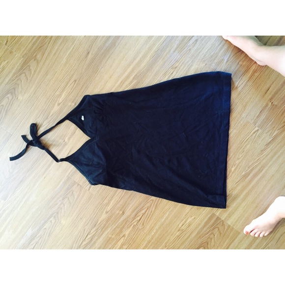 Pique Knit Lacoste Halter Dress