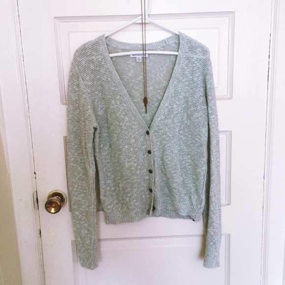 Mint green sparkle cardigan