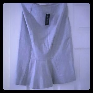 Brand new light gray pencil skirt