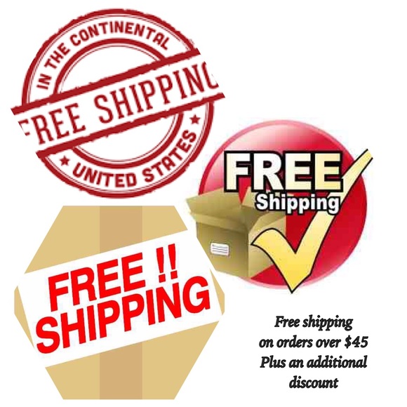 FREE SHIPPING On Orders Over $45