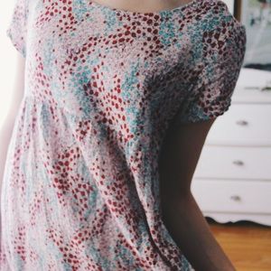 American Apparel Printed Rayon Babydoll dress