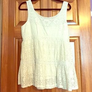 *NEW* American Rag Crochet Tank Top