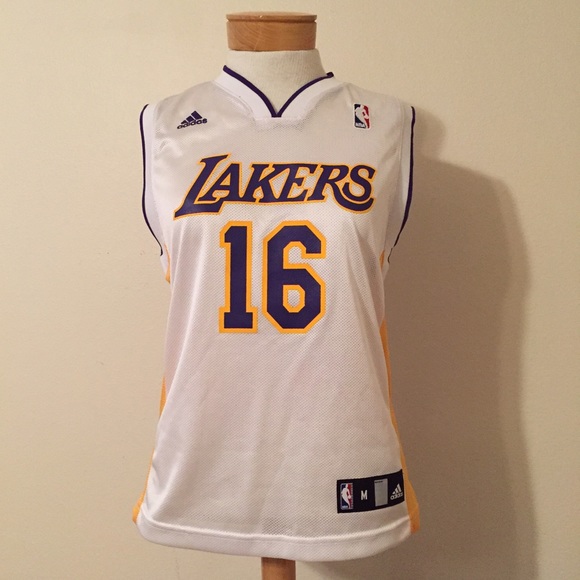 Adidas Tops - Lakers Basketball Jersey - Gasol #16