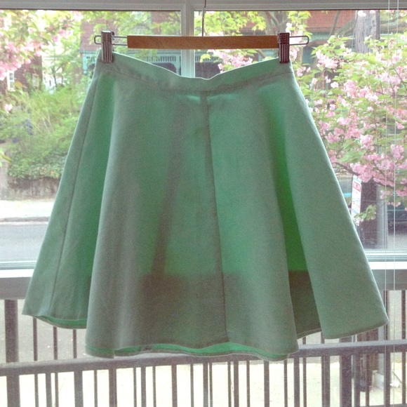 Topshop corduroy circle skirt