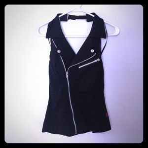 Tripp Halter Motorcycle Corset