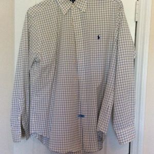 Men's polo dress classic dress shirt