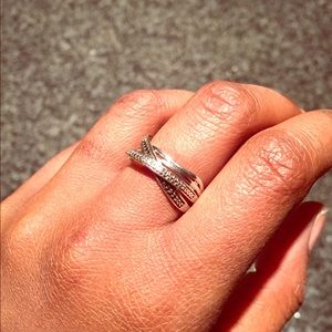 925 Ring with diamonds