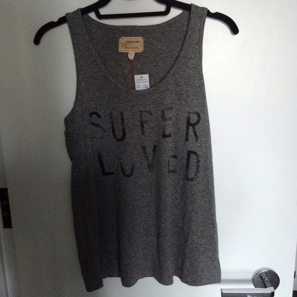 Current Elliott grey Sunday lounge tank top