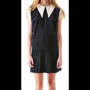 Unif collared charlotte mini dress