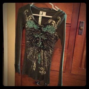 Olive long sleeve thermal